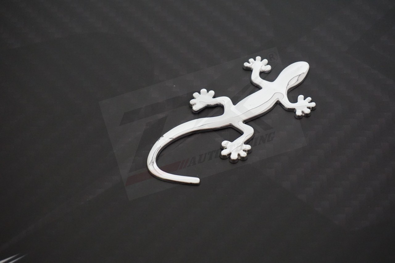 Audi Quattro Gecko Krom Metal 3M 3D Body Logo Arma