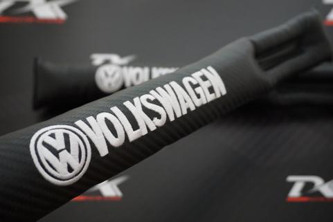 Volkswagen Logo Karbon Desen Koltuk Arası Fitili 2 Li Set New Style