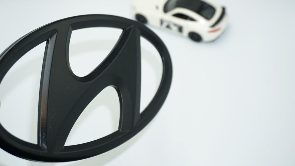 DK Tuning Elantra CN7 Siyah Ön Panjur Logo Hyundai İle Uyumlu