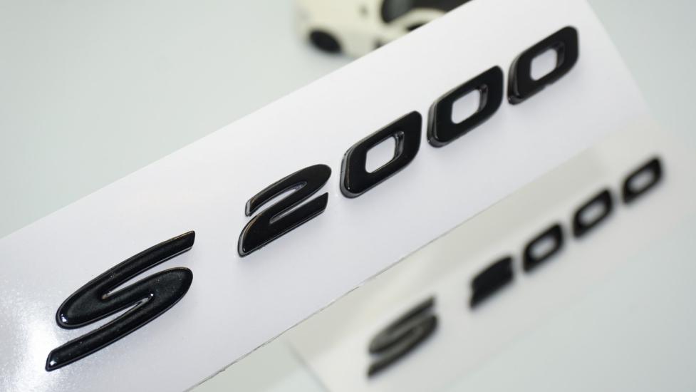 DK Tuning S2000 Çamurluk Yanı Siyah Yazı logo Honda İle Uyumlu