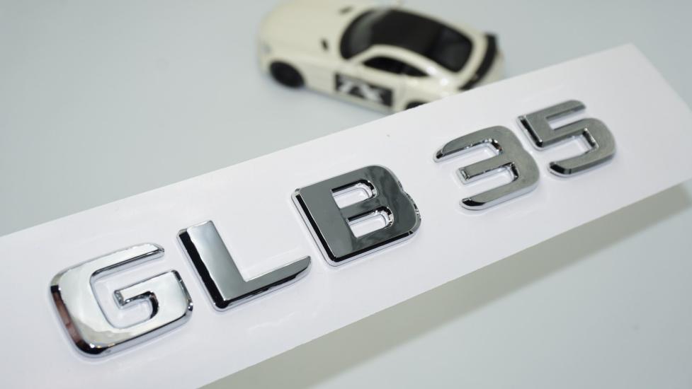 DK Tuning GLB 35 Bagaj Krom ABS 3M 3D Yazı Logo Benz İle Uyumlu