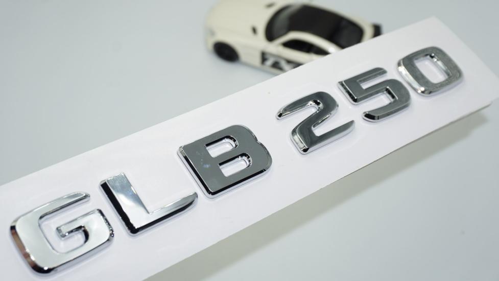 DK Tuning GLB 250 Bagaj Krom ABS 3M 3D Yazı Logo Benz İle Uyumlu