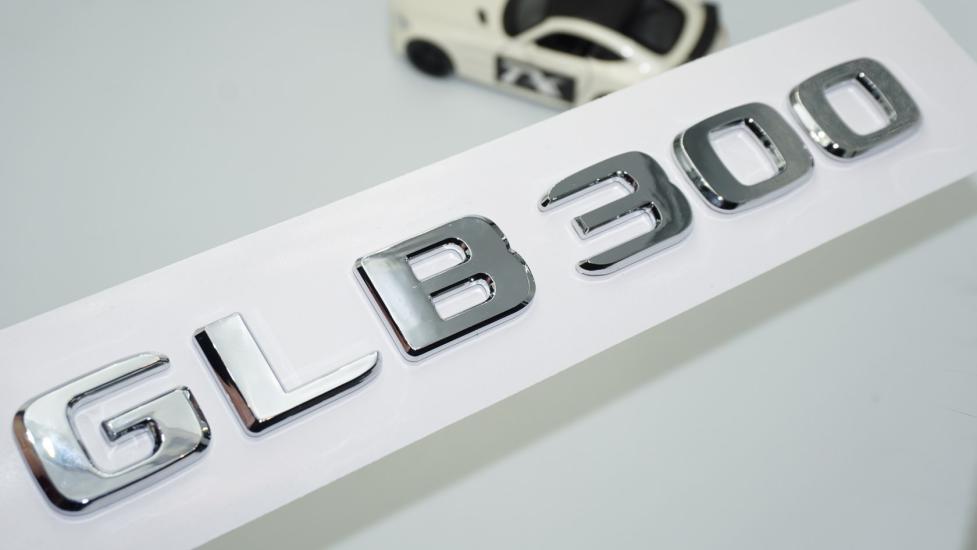 DK Tuning GLB 300 Bagaj Krom ABS 3M 3D Yazı Logo Benz İle Uyumlu