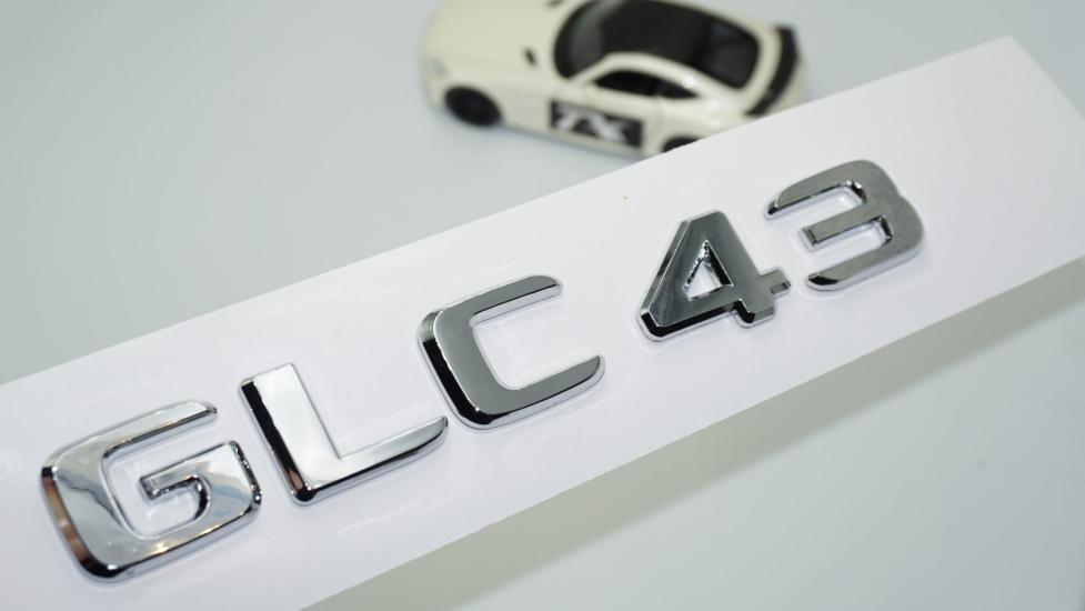 DK Tuning GLC 43 Bagaj Krom ABS 3M 3D Yazı Logo Benz İle Uyumlu