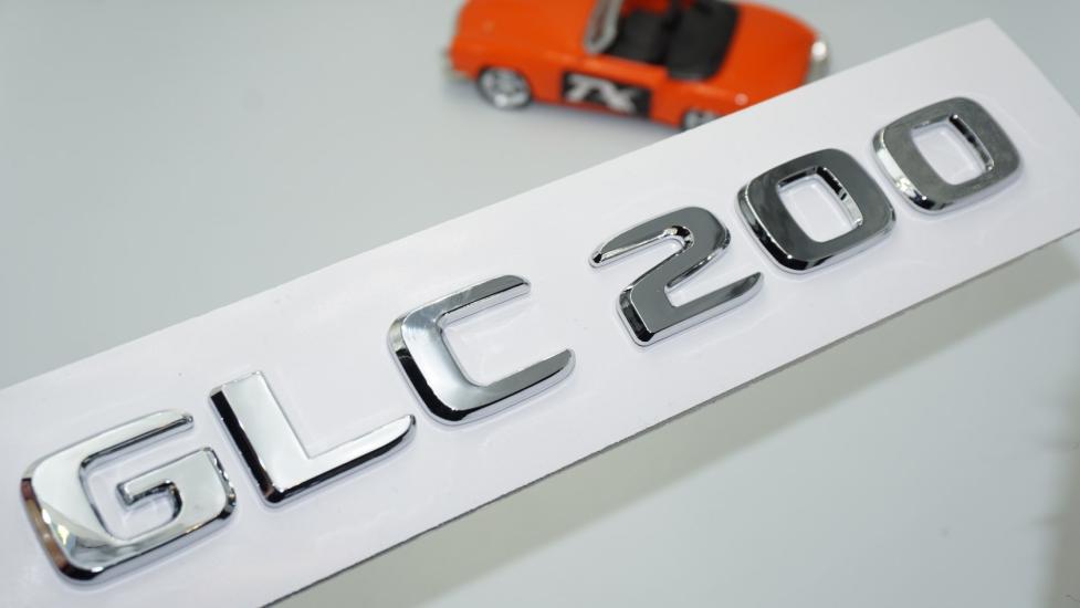 DK Tuning GLC 200 Bagaj Krom ABS 3M 3D Yazı Logo Benz İle Uyumlu