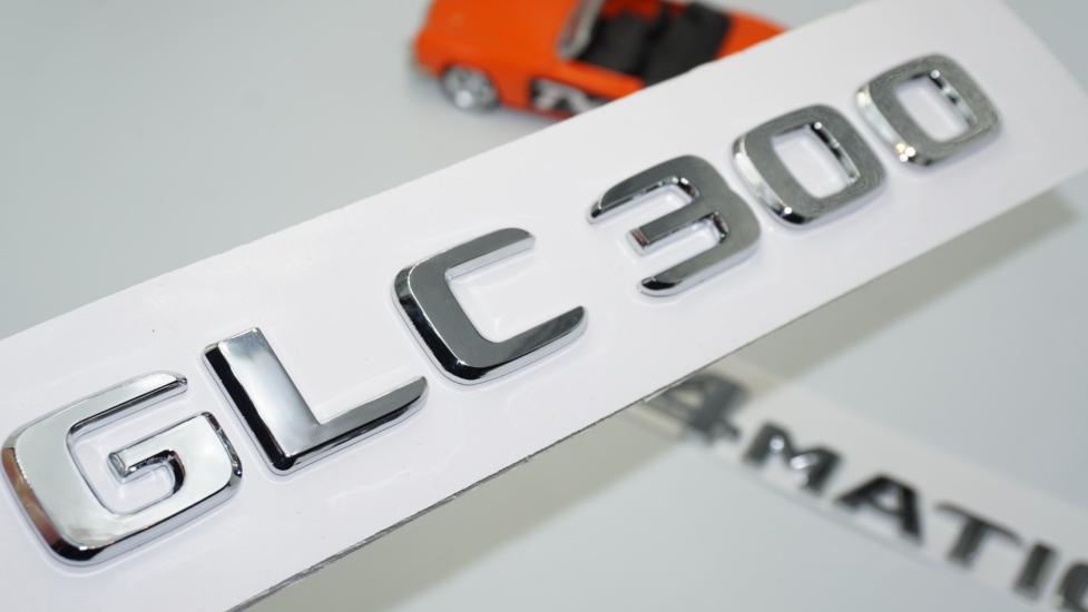 DK Tuning GLC300 4Matic Bagaj Krom ABS Yazı Logo Benz İle Uyumlu