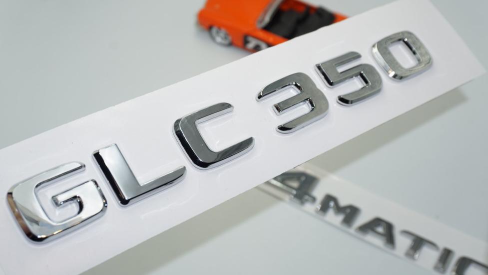 DK Tuning GLC350 4Matic Bagaj Krom ABS Yazı Logo Benz İle Uyumlu