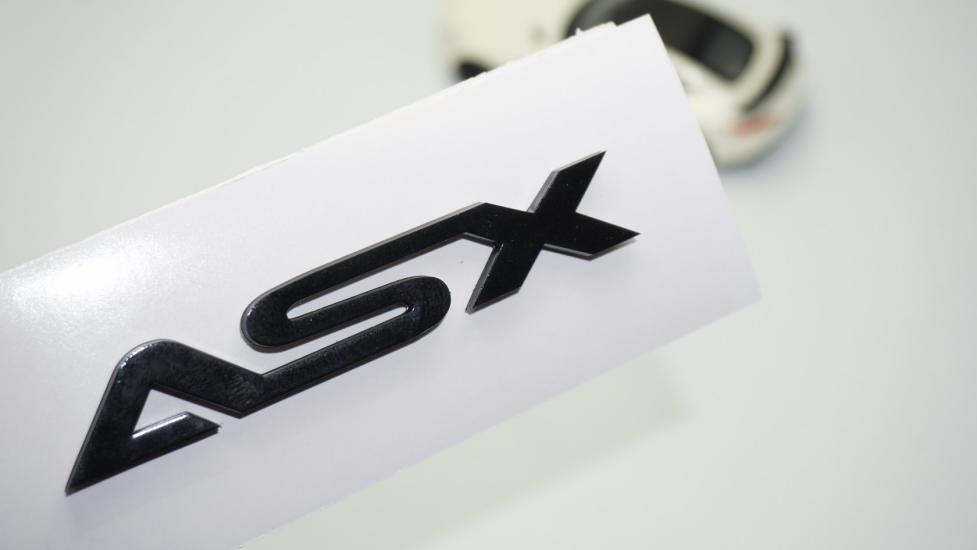 DK Tuning ASX Bagaj Siyah ABS 3M 3D Yazı Logo Mitsubishi İle Uyumlu