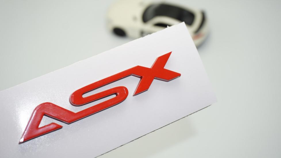 DK Tuning ASX Bagaj Kırmızı ABS 3M Yazı Logo Mitsubishi İle Uyumlu
