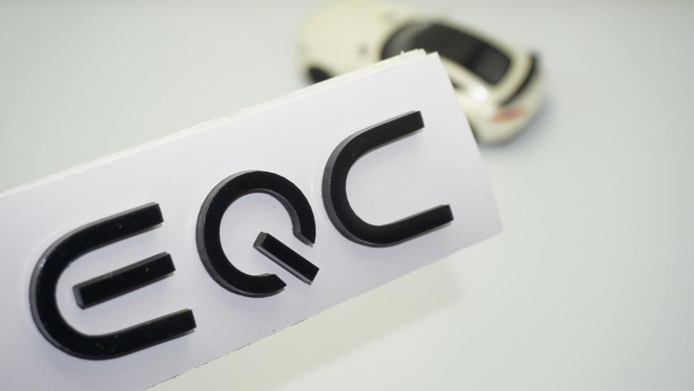 DK Tuning EQC Bagaj Siyah ABS 3M 3D Yazı Logo Benz İle Uyumlu