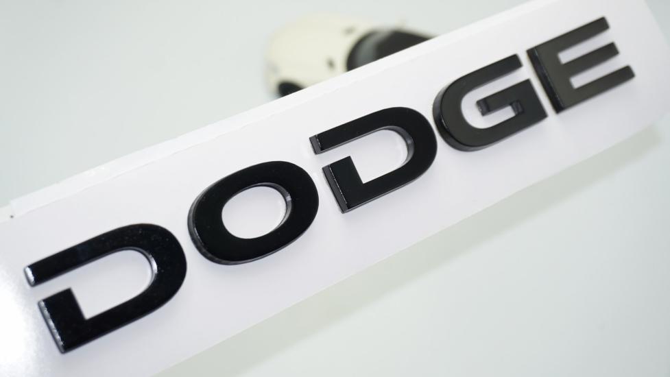 DK Tuning Dodge Bagaj Siyah ABS 3M 3D Yazı Logo Amblem