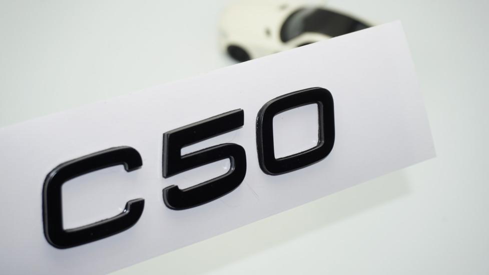 DK Tuning C50 Siyah ABS 3M 3D Bagaj Yazı Logo Volvo İle Uyumlu