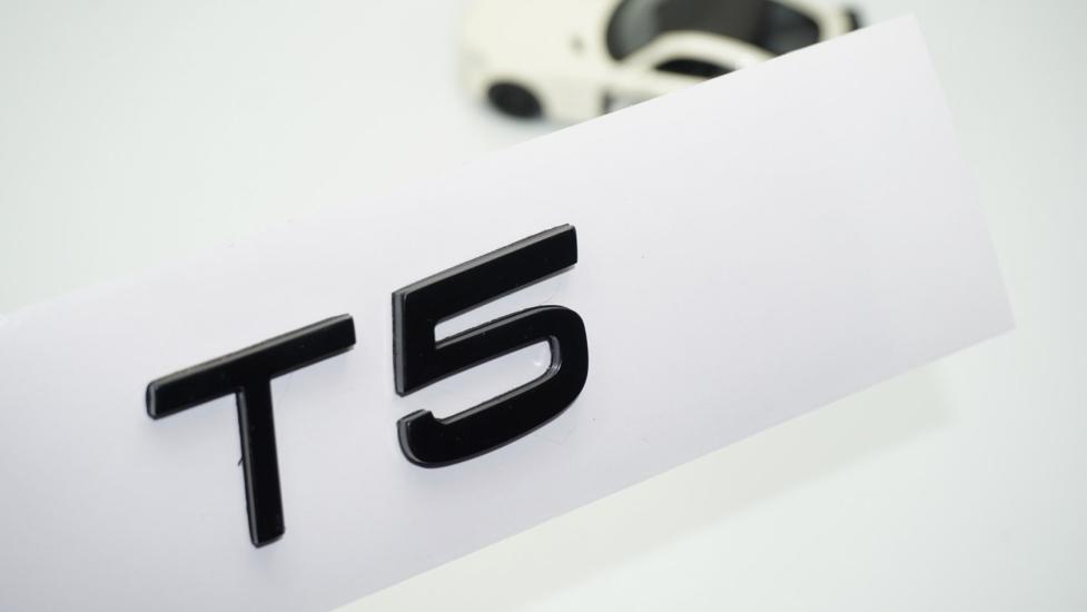 DK Tuning T5 Siyah ABS 3M 3D Bagaj Yazı Logo Volvo İle Uyumlu