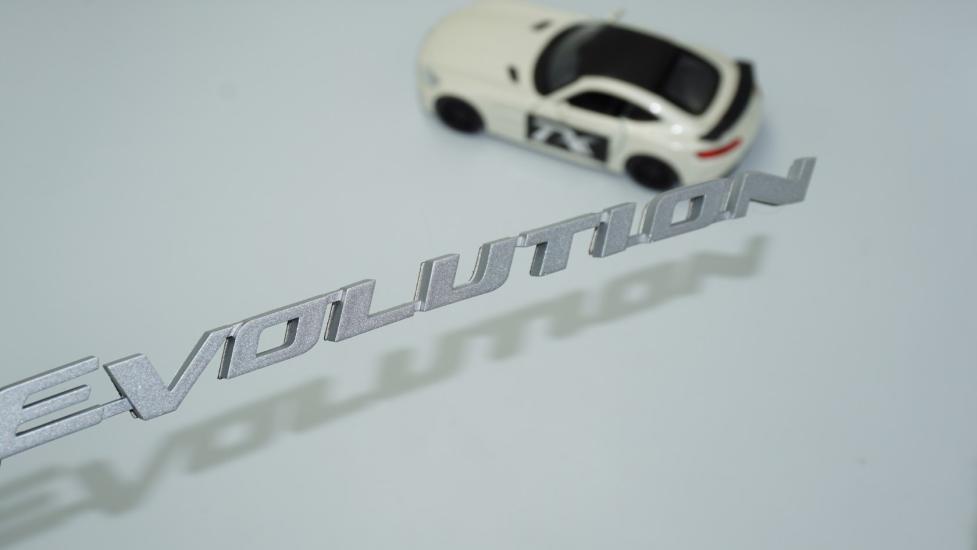 DK Tuning Lancer Evolution 10 11 Gri Bagaj Yazı Logo Mitsubishi İle Uyumlu