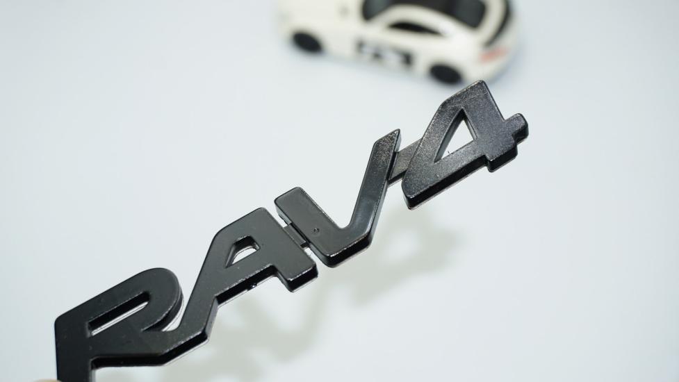 DK Tuning Toyota Rav4 Siyah ABS 3M 3D Bagaj Yazı Logo Arma