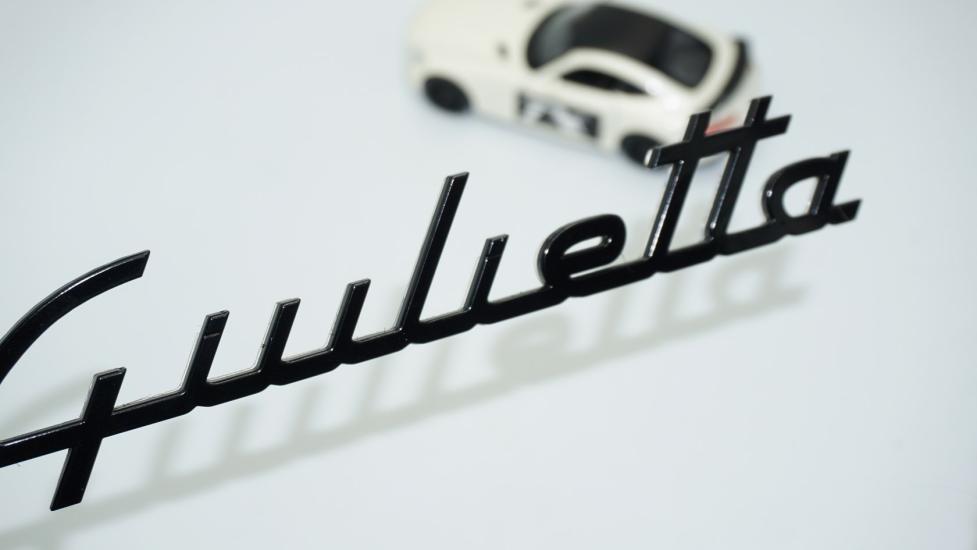 DK Tuning Giulietta Siyah ABS Bagaj Yazı Logo Alfa Romeo İle Uyumlu