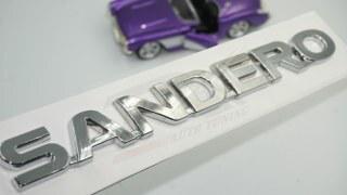 Dacia Sandero Bagaj Krom ABS 3M 3D Yazı Logo Amblem