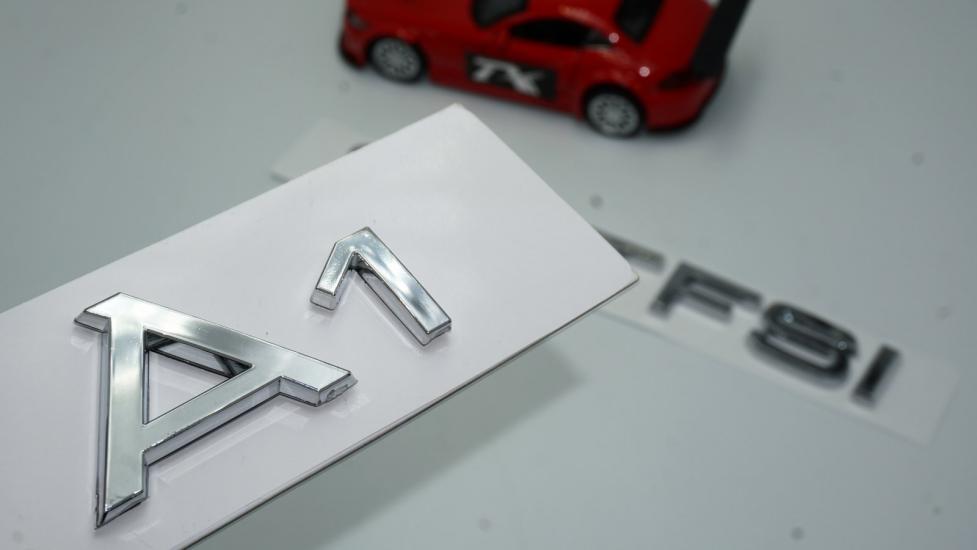 Audi A1 35 TFSi Krom ABS 3M 3D Bagaj Yazı Logo Orjinal Ürün