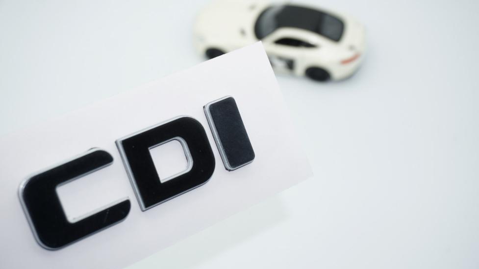 DK Tuning CDi Bagaj Gri Siyah ABS Yazı Logo Benz İle Uyumlu