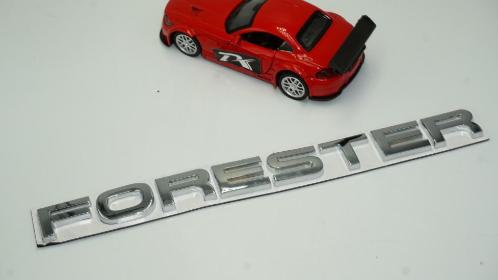 Subaru Forester Krom ABS 3M 3D Bagaj Yazı Logo Orjinal Ürün