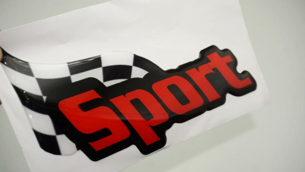 Sport Logo Damla Silikon Grup Sticker