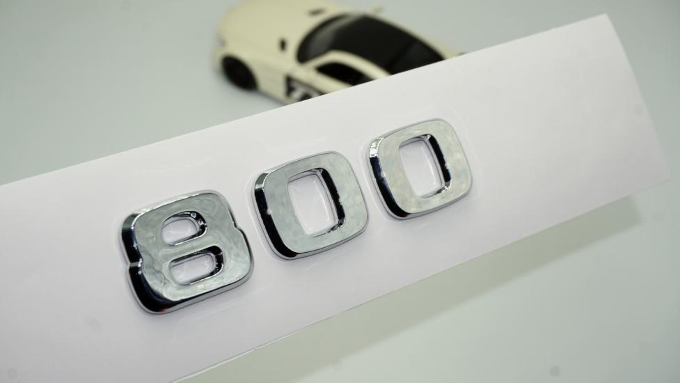 DK Benz 800 BRABUS Bagaj Krom ABS 3M 3D Yazı Logo