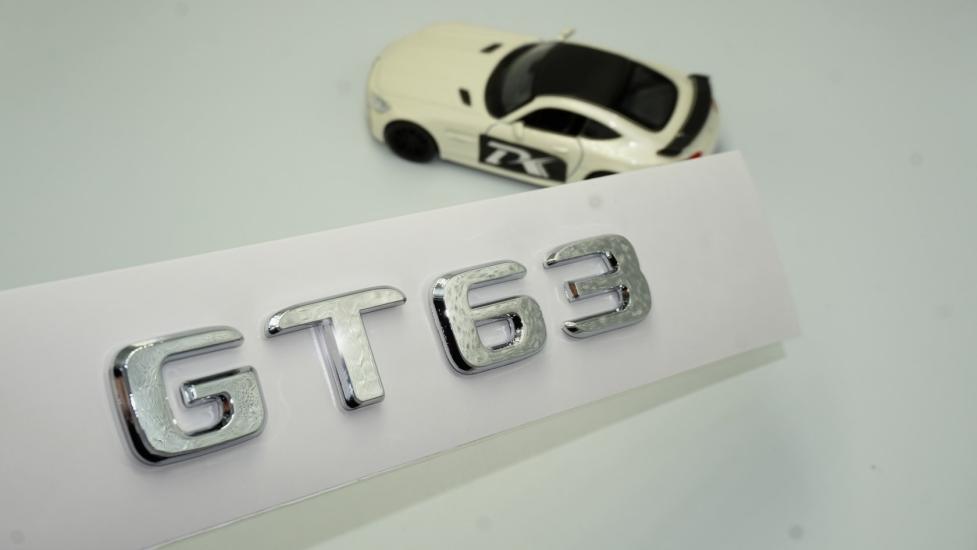 DK Benz GT 63 Bagaj Krom ABS 3M 3D Yazı Logo