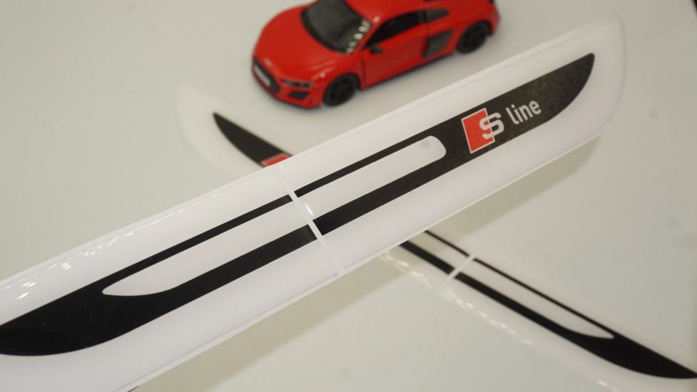 Audi TT S Line Logo Yan Çamurluk 3M 3D Damla Silikon Yeni Nesil Logo Amblem